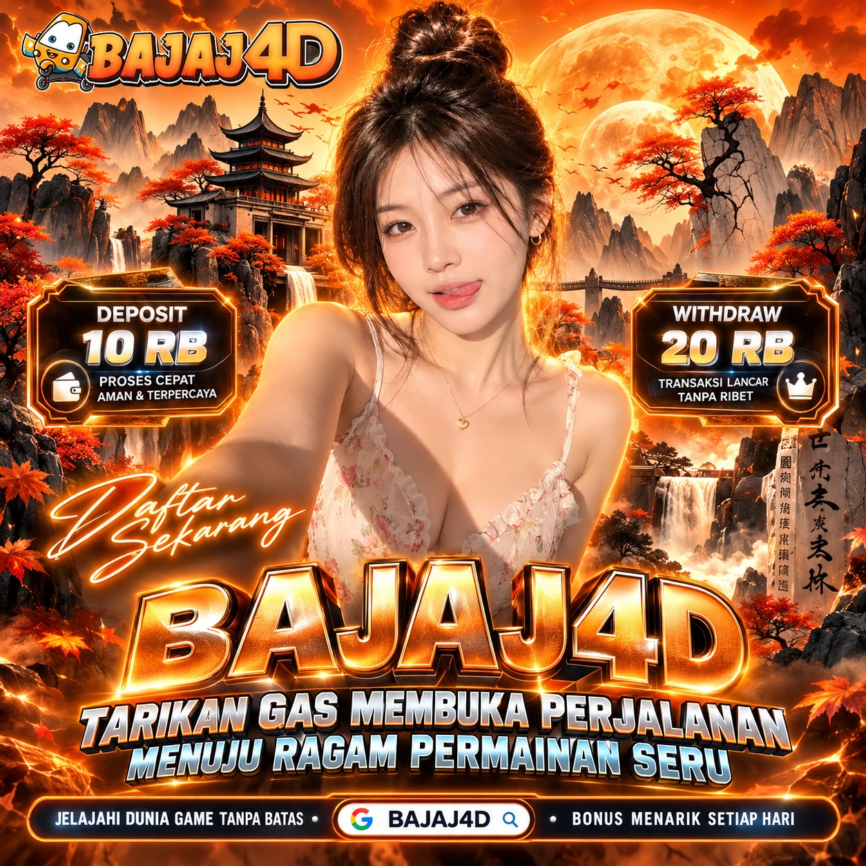 BAJAJ4D: Tarikan Gas Membuka Perjalanan Menuju Ragam Permainan Seru